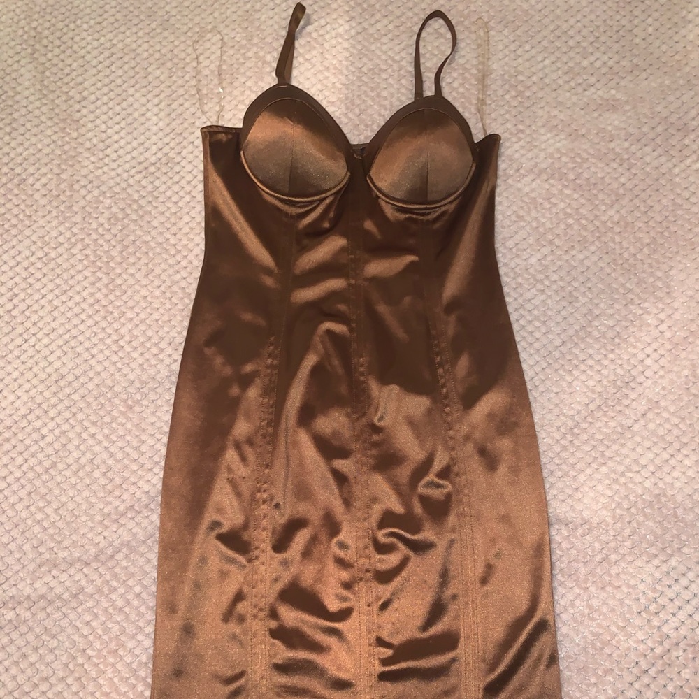 Chocolate brown dress